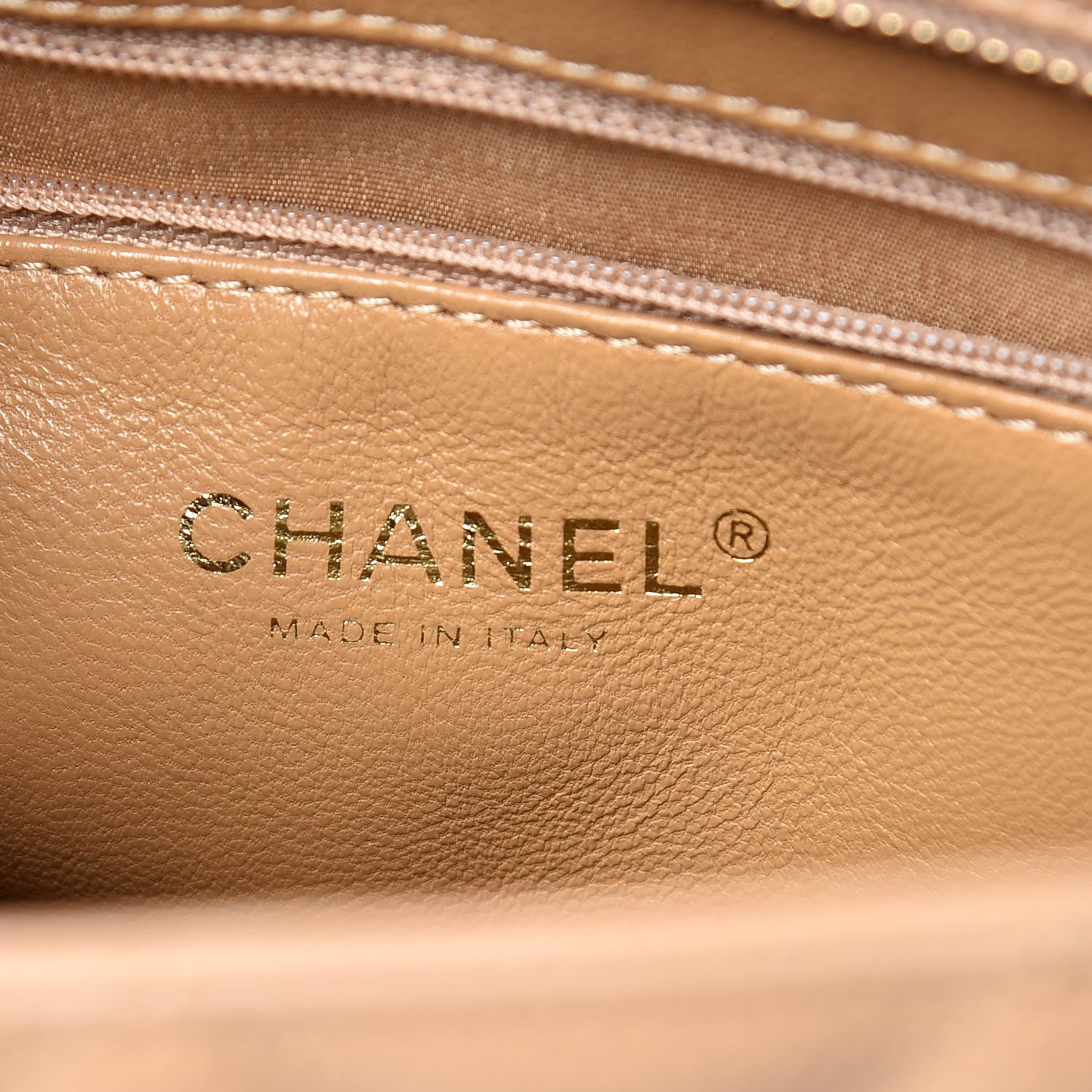 Chanel Caviar Quilted Medallion Tote Beige 6 of 10