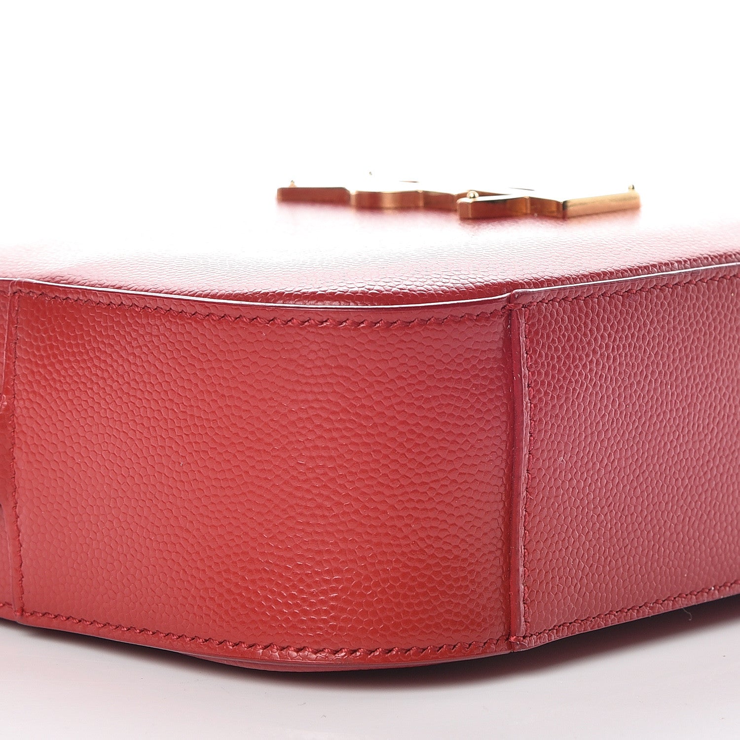 Saint Laurent Grain De Poudre Small Classic Monogram Camera Bag New Red 5 of 9