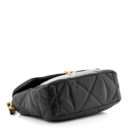 Chanel Goatskin Quilted Medium Chanel 19 Flap Black 4 of 13