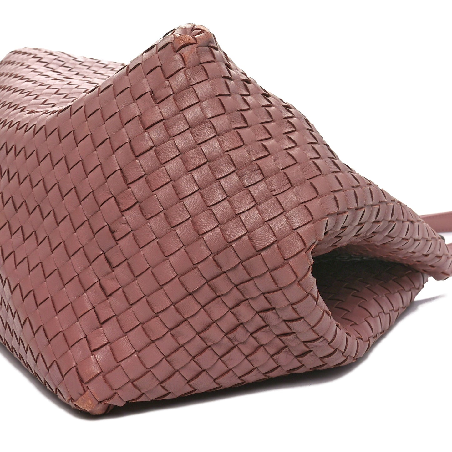 Nappa Intrecciato Large Cesta Tote Violet