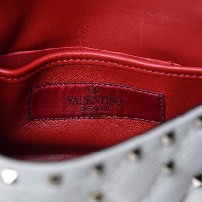 Valentino Garavani Canvas Sequin Embroidered Small Rockstud Spike Shoulder Bag Multicolor 6 of 7