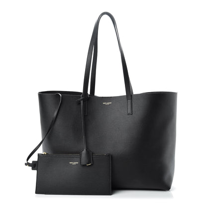 Saint Laurent Calfskin Large Shopping Tote Black 1 of 12