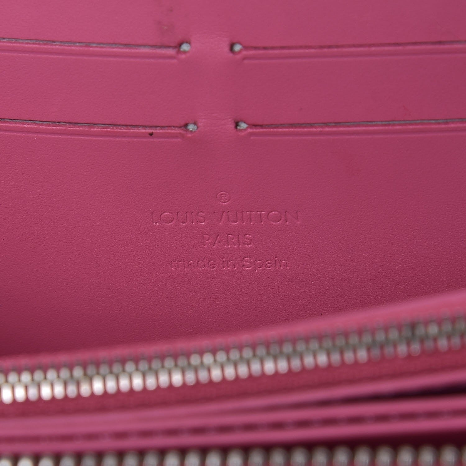 Louis Vuitton Vernis Zippy Wallet Framboise 7 of 10