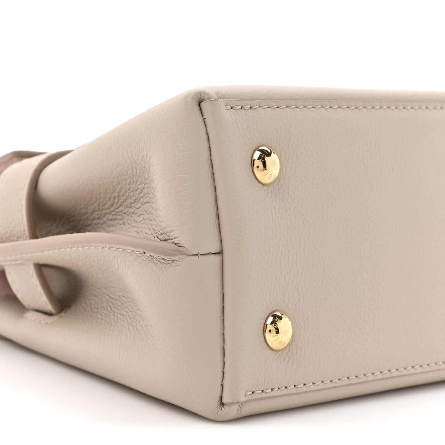 Louis Vuitton Soft Calfskin Mini Lockme Ever Greige 9 of 9