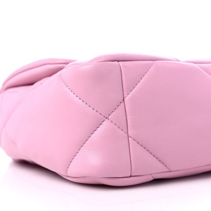 Chanel Lambskin Quilted Medium Chanel 19 Flap Pink 8 of 10