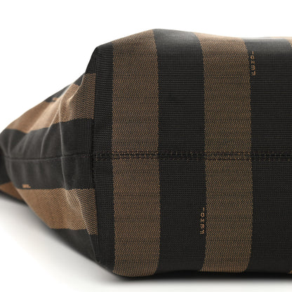 Fendi Pequin Vitello Roll Tote Tobacco Papavero 8 of 13