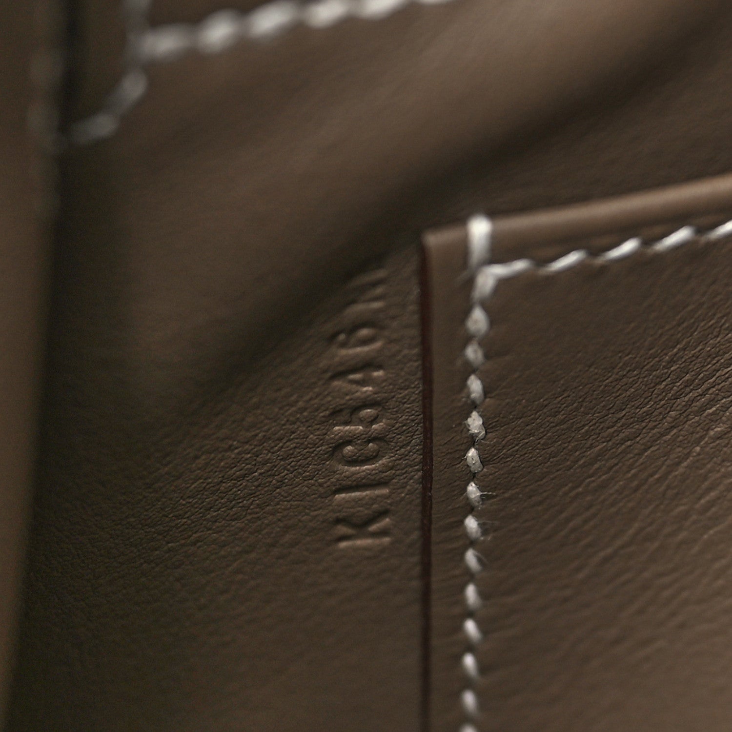 Hermes Swift Kelly Pochette Clutch Etoupe 7 of 9