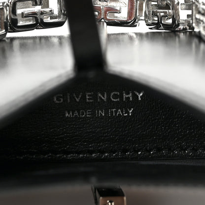 Givenchy Brushed Calfskin Micro Cut Out Shoulder Bag Black 6 of 8