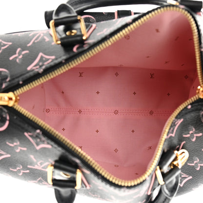 Louis Vuitton Monogram Fall for You Speedy Bandouliere 25 Black 5 of 10