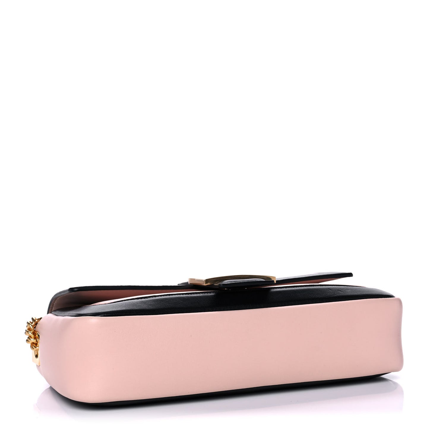 Nappa Apolo Bi-Color Chain Baguette Rosa Quarzo Black