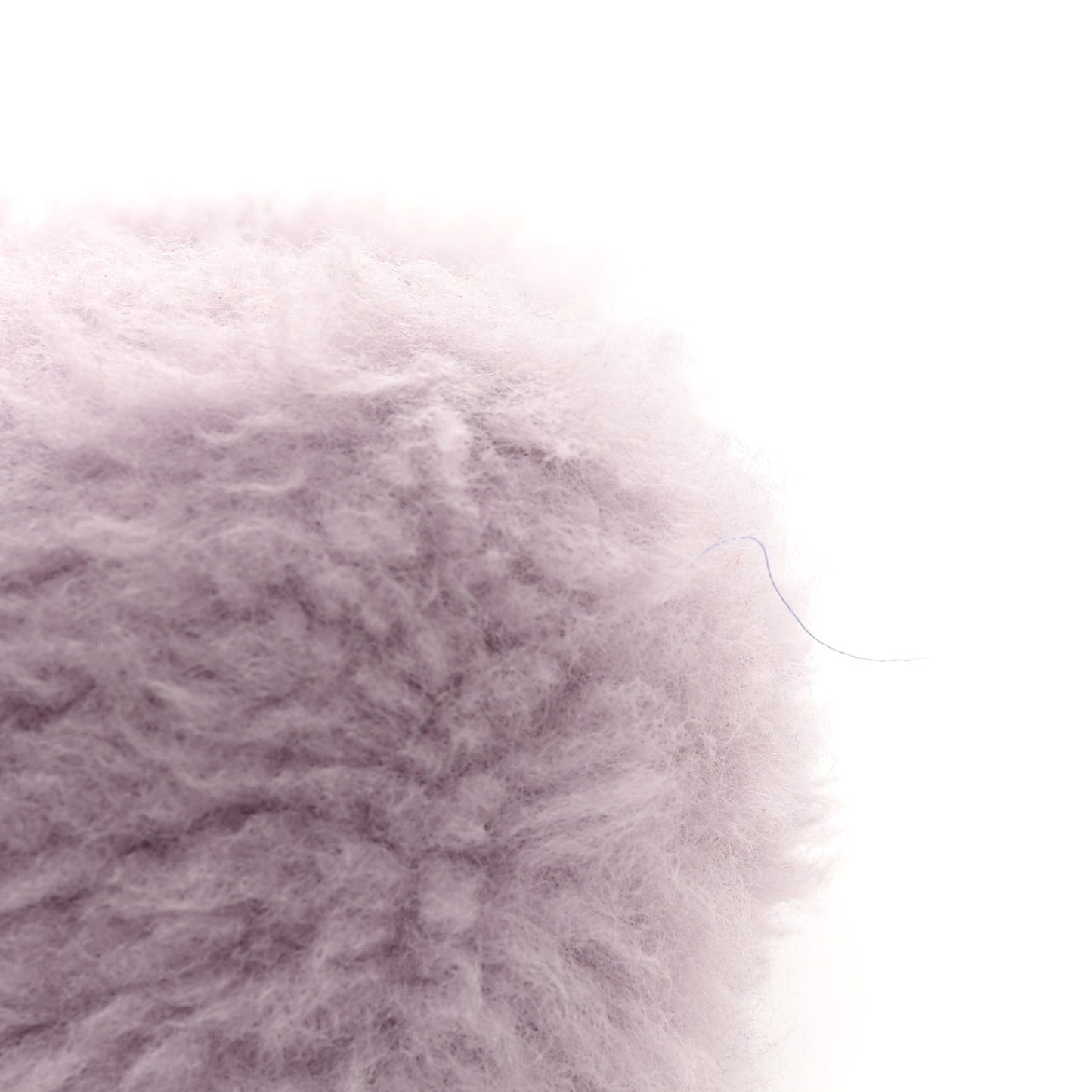 Shearling Quilted Monogram Loulou Puffer Pouch Clutch Lilac