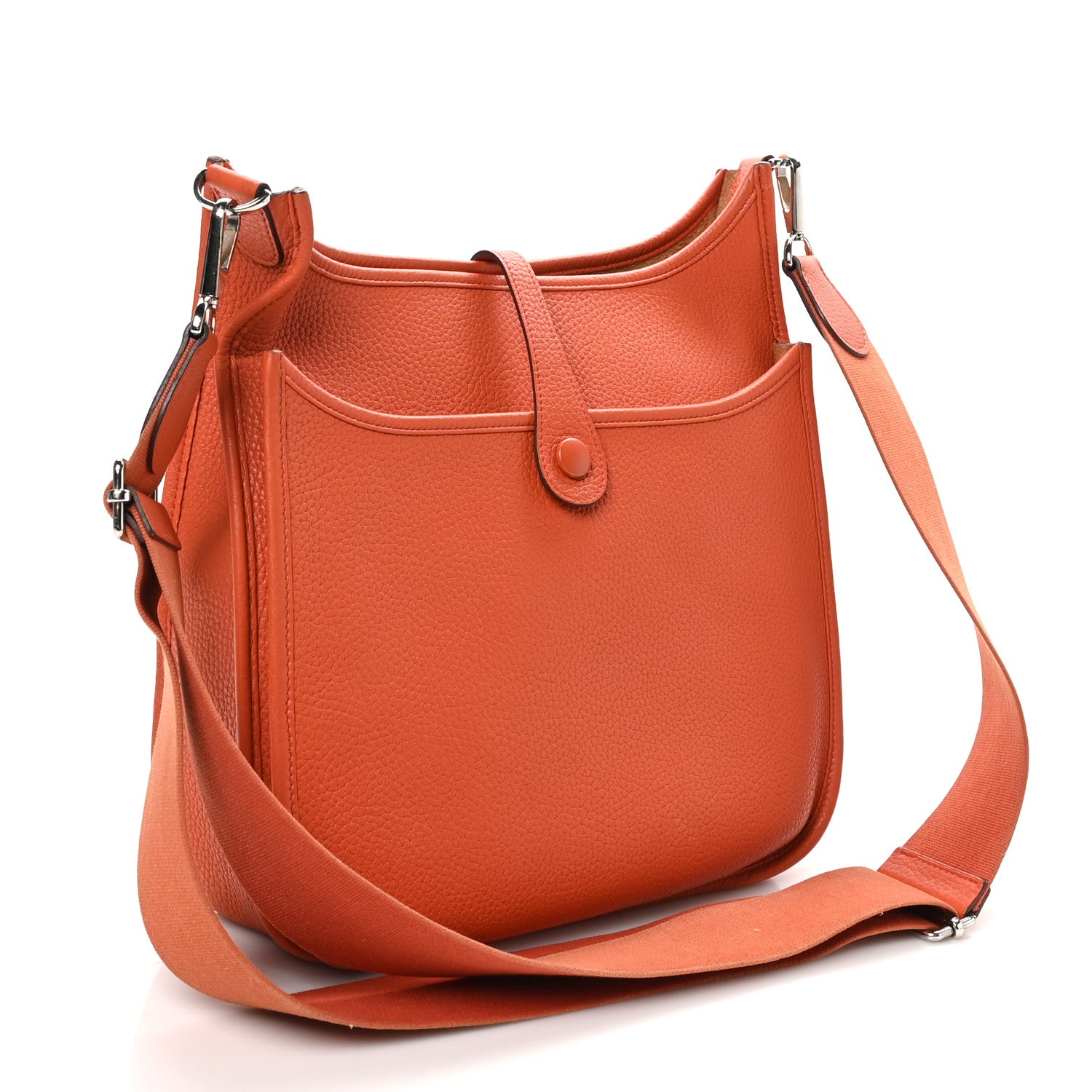Hermes Taurillon Clemence Evelyne III PM Orange 3 of 11