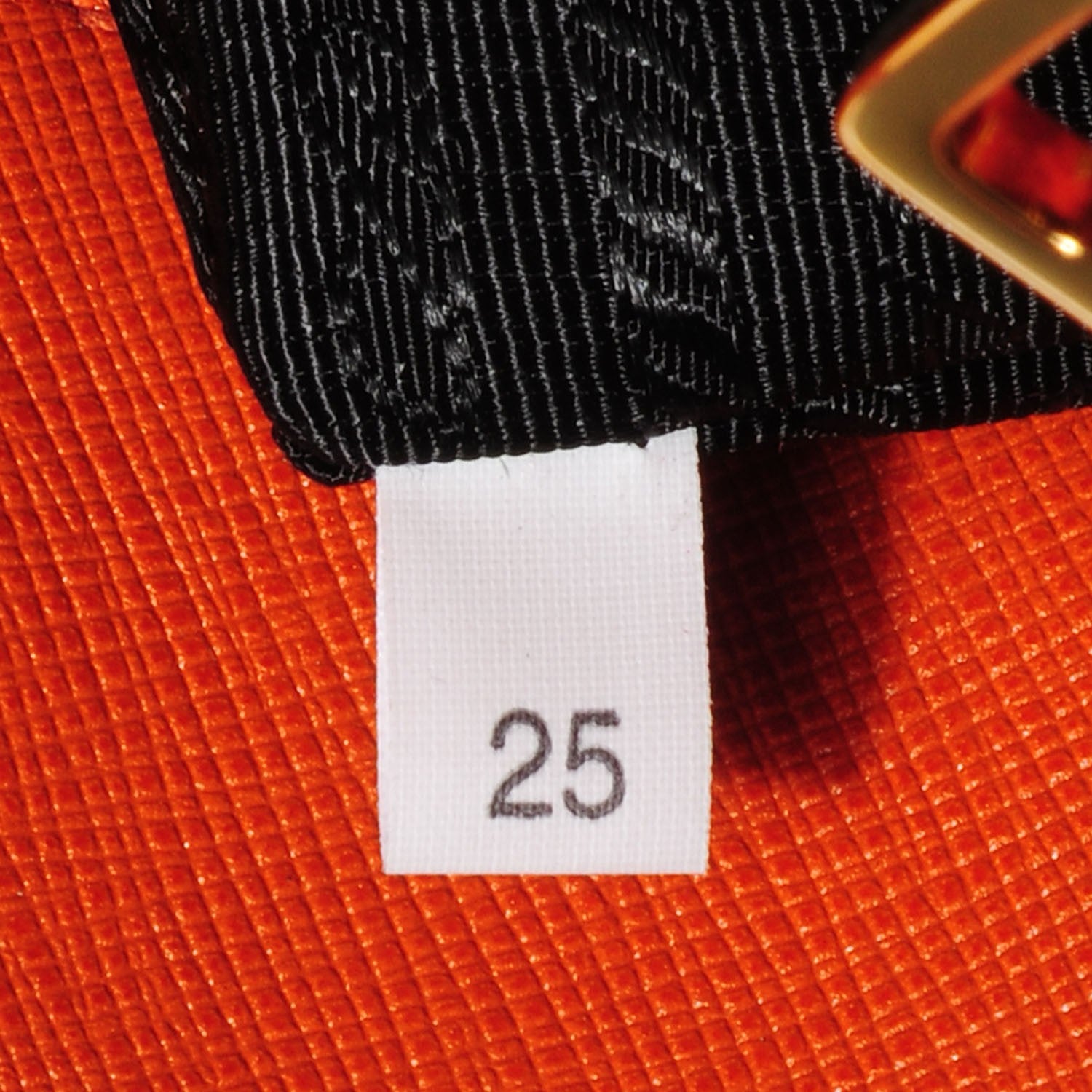 Prada Saffiano Small Soft Tote Papaya 8 of 10