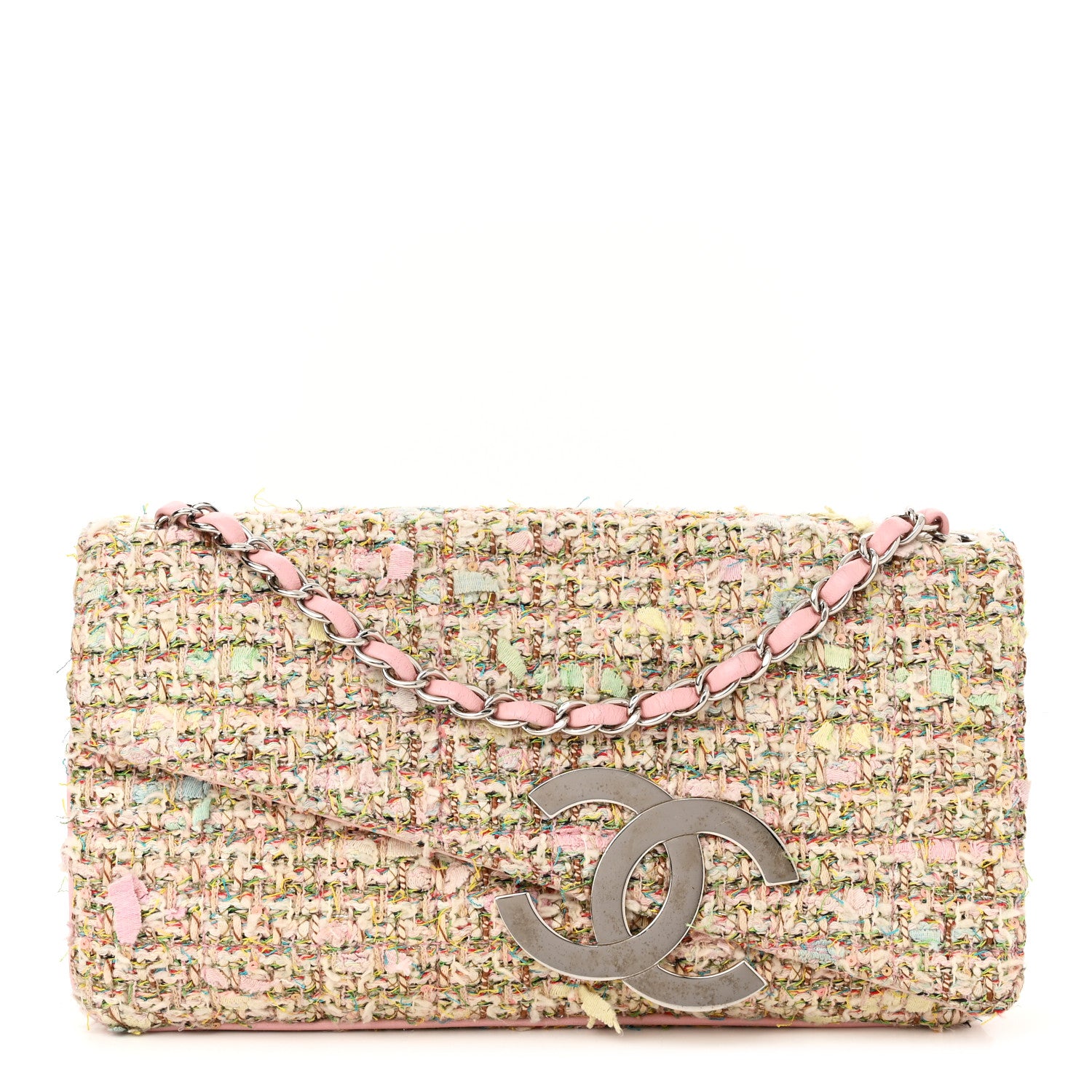 Chanel Tweed CC Flap Multicolor 1 of 10