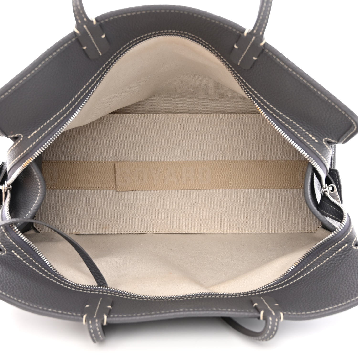 Goyard Goyardine Sac Hardy Pet Carrier PM Grey 6 of 14