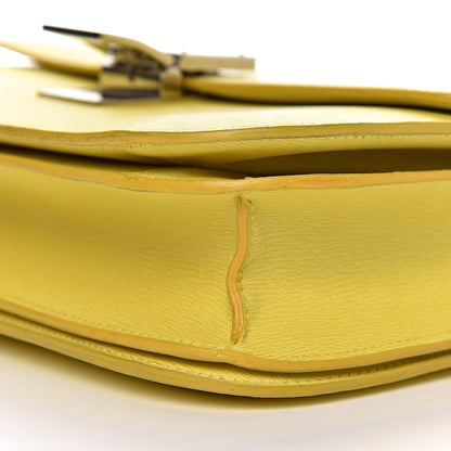 Celine Liege Calfskin Medium Classic Box Flap Bag Fluo Yellow 9 of 12