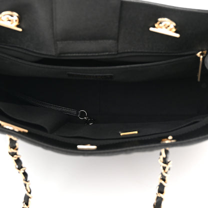Chanel Caviar Quilted Large Shopping Tote Black 5 of 10