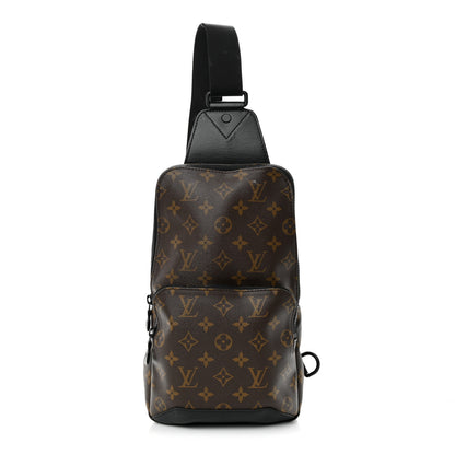 Louis Vuitton Monogram Macassar Avenue Sling Bag 1 of 11