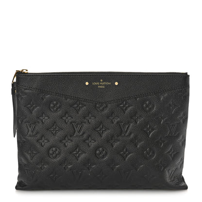 Louis Vuitton Empreinte Daily Pouch Black 1 of 10