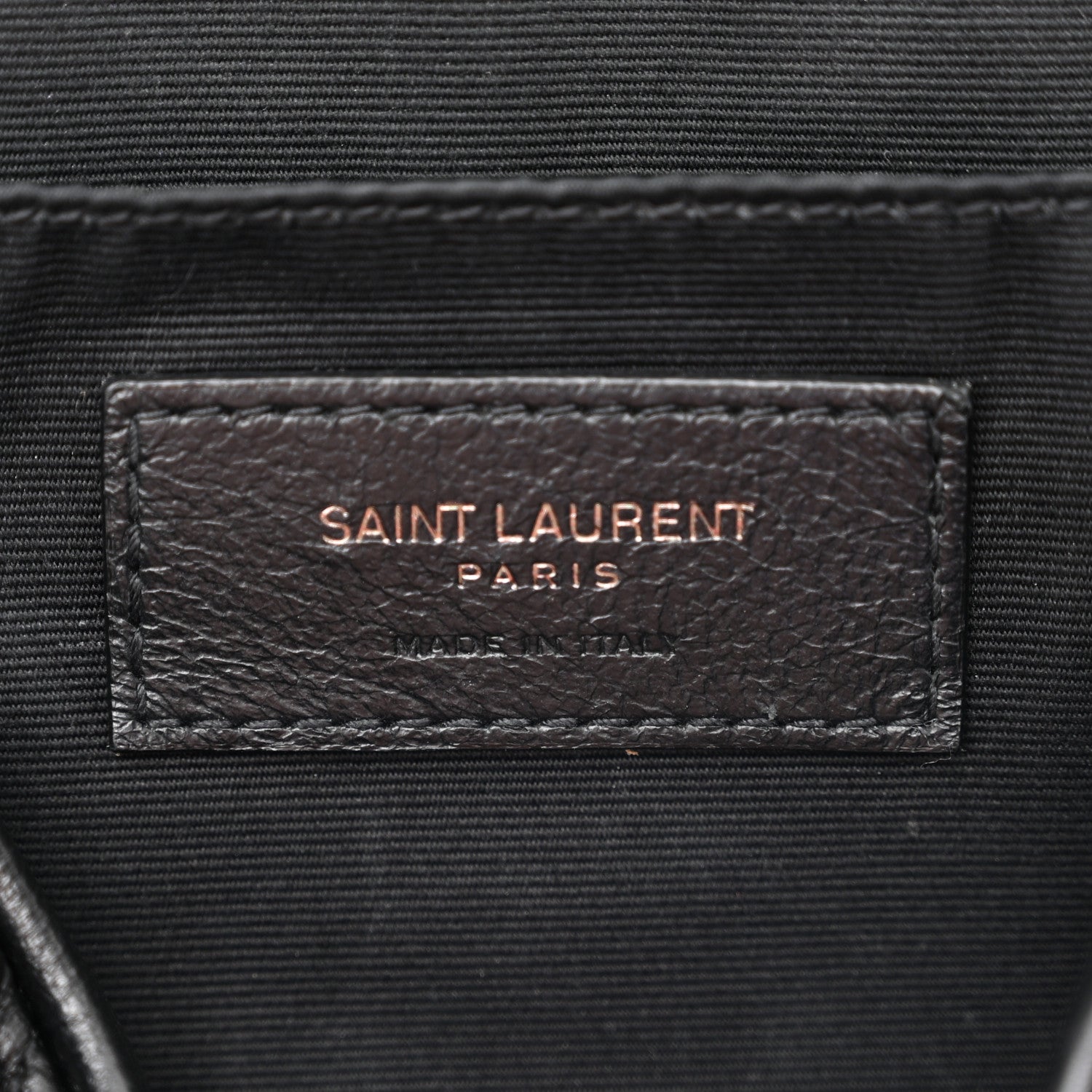 Saint Laurent Calfskin Matelasse Monogram Lou Camera Bag Black 6 of 10