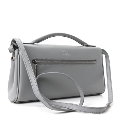 Balenciaga Smooth Calfskin Small Bel Air Clutch On Strap Cloud Grey 3 of 9