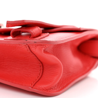 Proenza Schouler Lambskin PS1 Mini Pouch Messenger Deep Coral 10 of 10