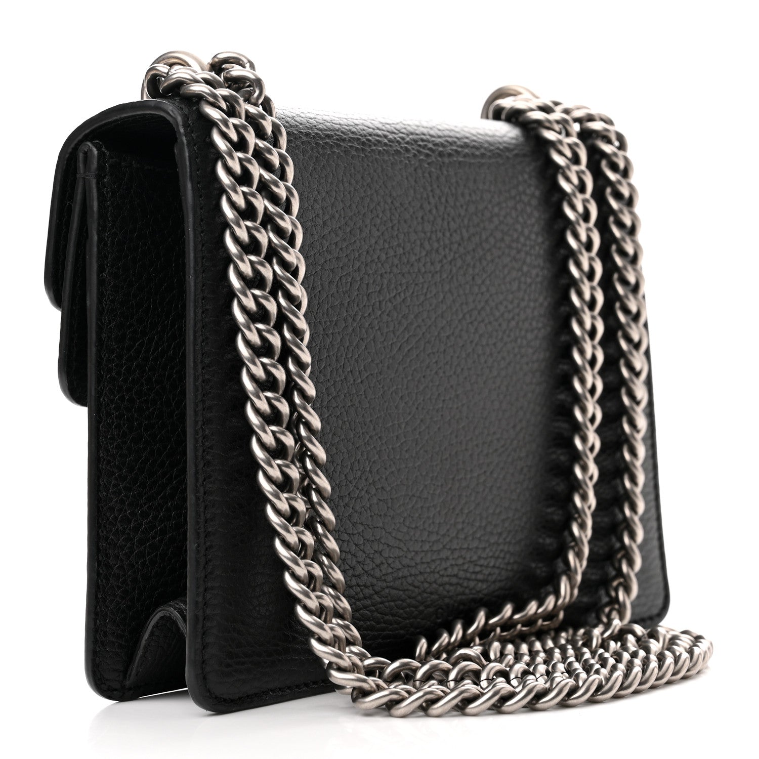 Gucci Calfskin Mini Dionysus Shoulder Bag Black 3 of 12