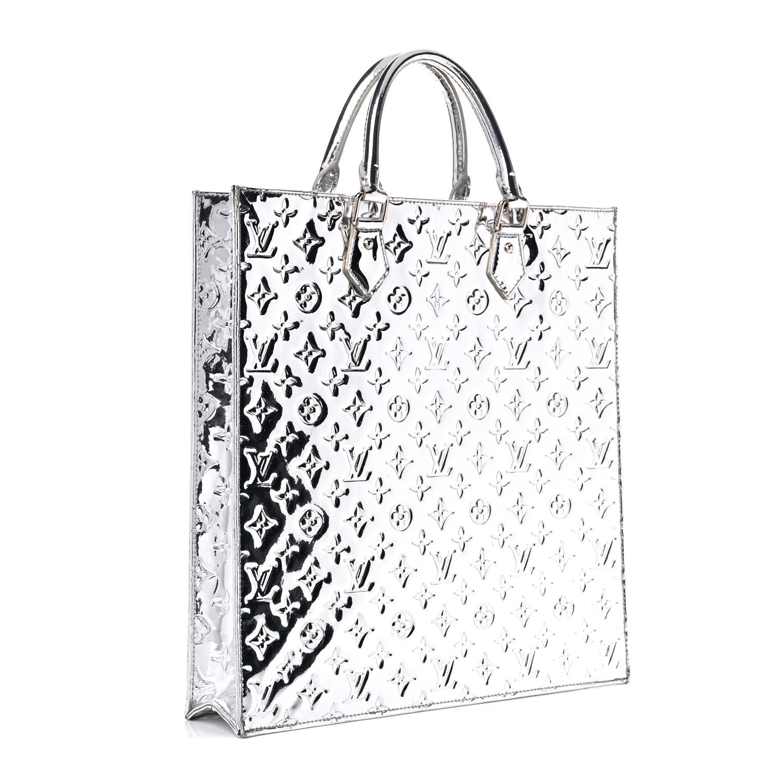 Louis Vuitton Monogram Miroir Sac Plat Silver 2 of 19