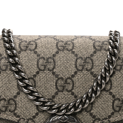 Gucci GG Supreme Monogram Mini Dionysus Chain Wallet Beige Taupe 8 of 11