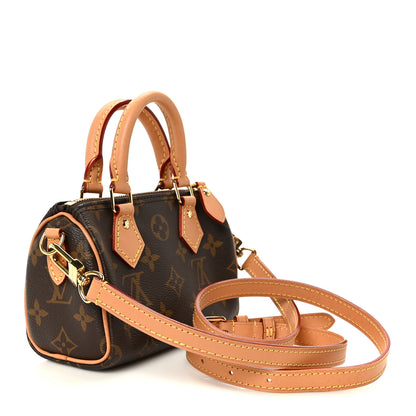 Louis Vuitton Monogram Nano Speedy Bandouliere 3 of 11