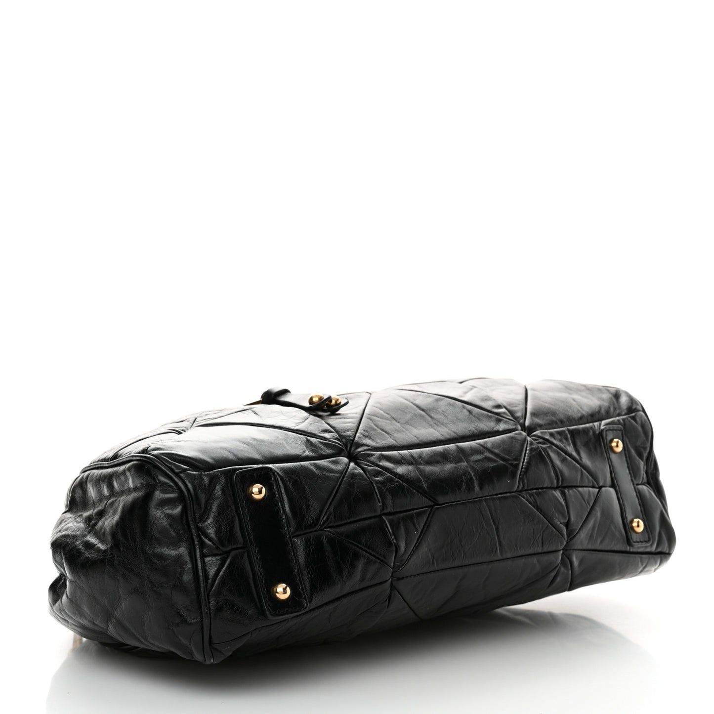 Calfskin Patchwork Stam Black