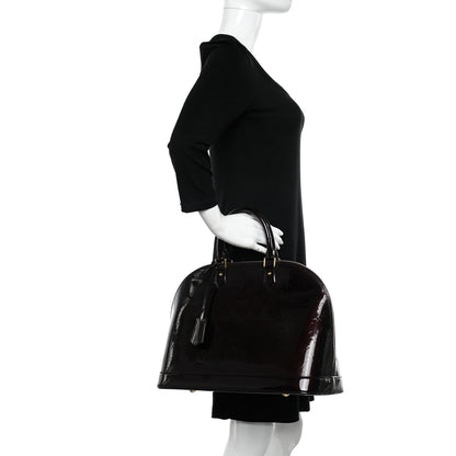 Louis Vuitton Vernis Alma MM Amarante 2 of 11