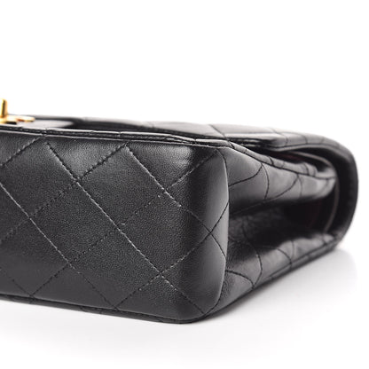 Chanel Lambskin Quilted Medium Double Flap Black 6 of 10