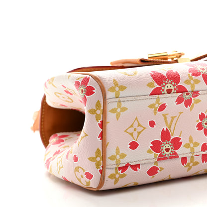 Louis Vuitton Monogram Cherry Blossom Sac Retro Bag Red 8 of 11