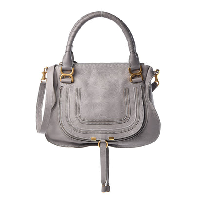 Chloe Calfskin Medium Marcie Satchel Cashmere Grey 1 of 14