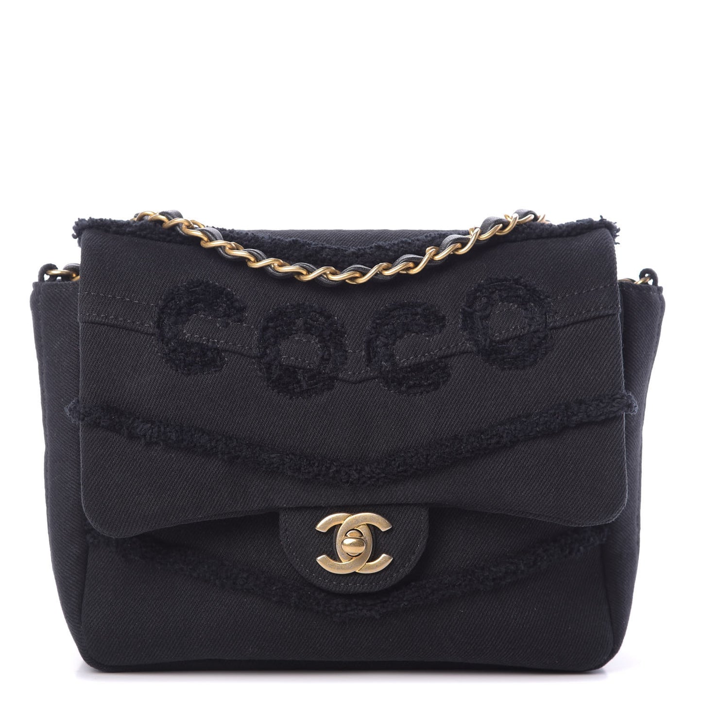 Denim Coco Flap Black
