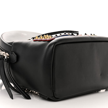 Fendi Vitello Century Fun Fair Metal Studded Mini Backpack Black Multicolor 9 of 12