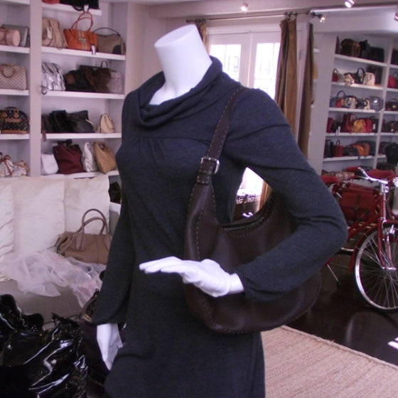 Fendi Leather Selleria Hobo 2 of 5