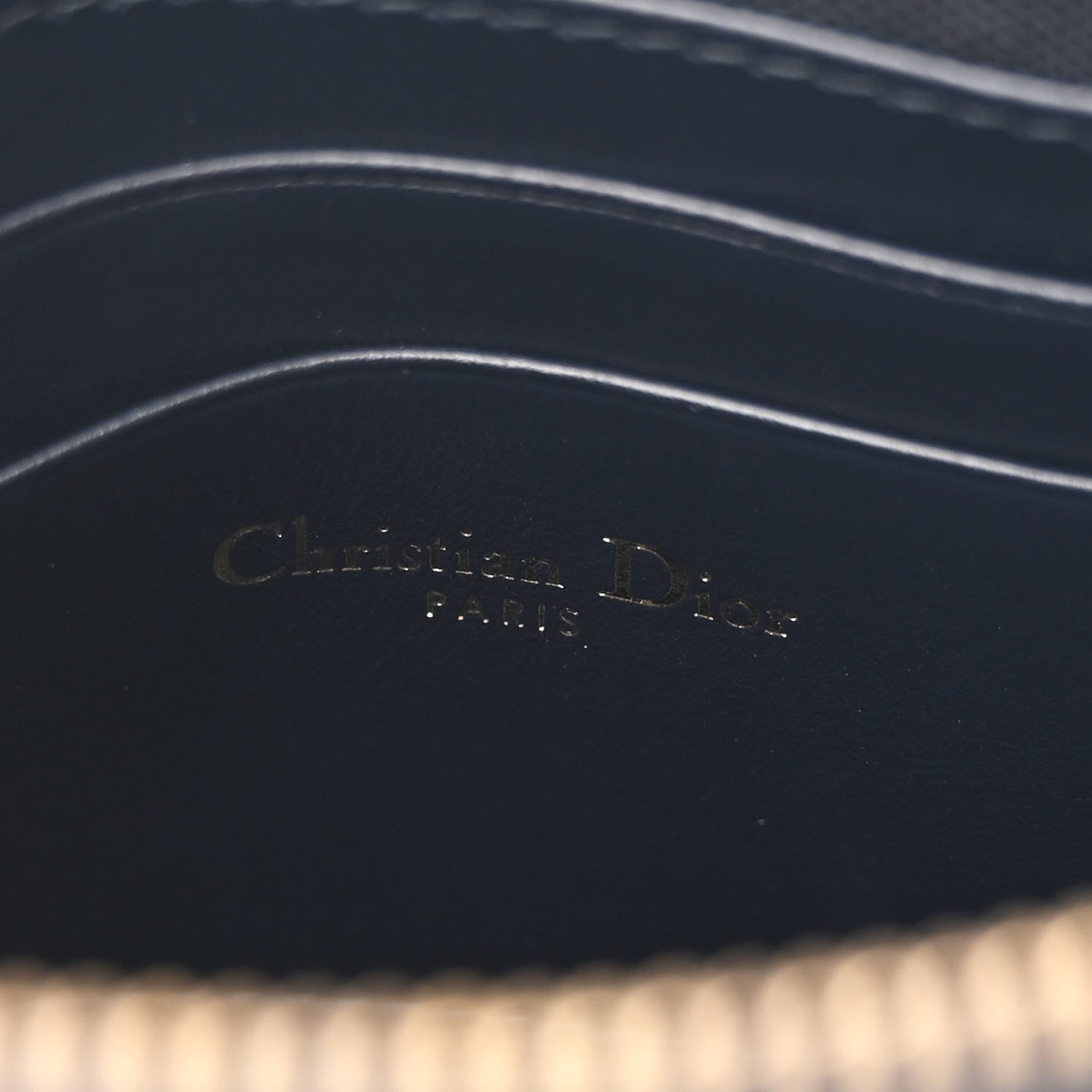 Christian Dior Oblique Saddle Rodeo Pouch Navy Blue 6 of 11