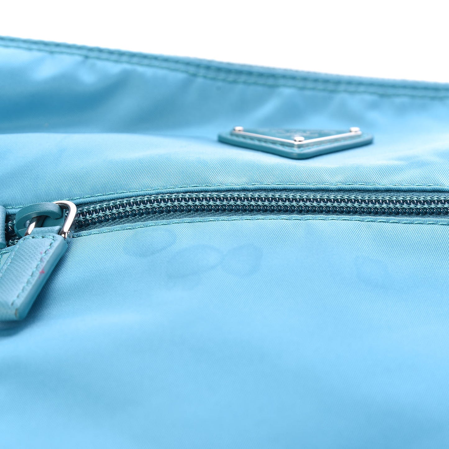 Nylon Vela Flat Messenger Bag Turchese