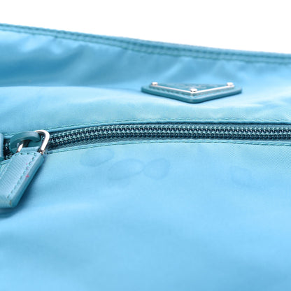Prada Nylon Vela Flat Messenger Bag Turchese 7 of 10