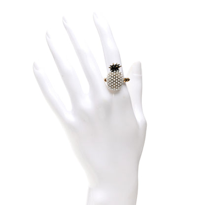 Gucci Pearl Pineapple Ring S Cream 2 of 6