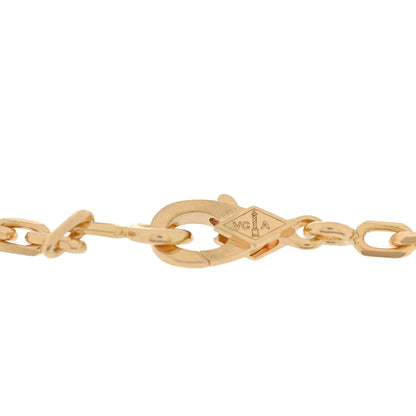 Van Cleef & Arpels 18K Yellow Gold 3 Motifs Byzantine Alhambra Bracelet 3 of 3