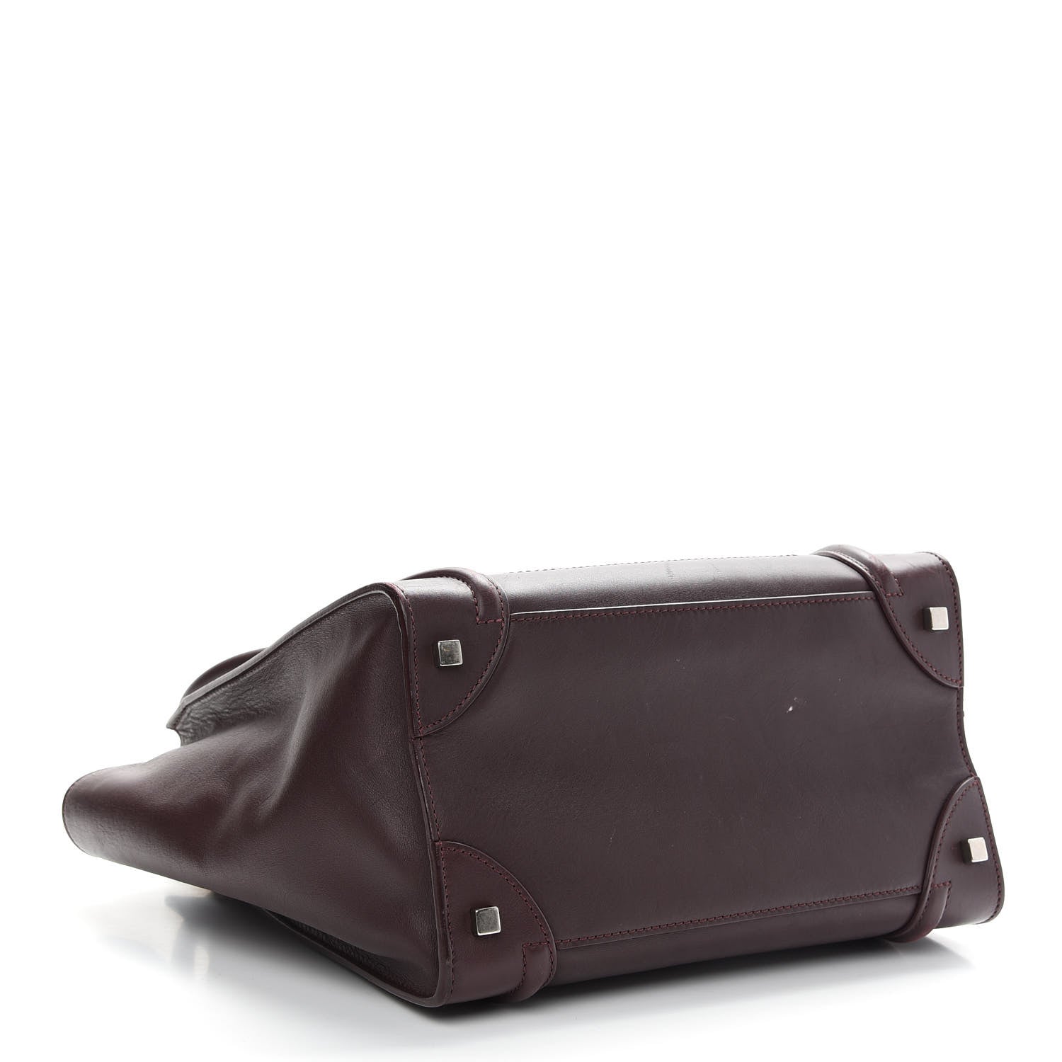 Celine Smooth Calfskin Mini Luggage Burgundy 4 of 11