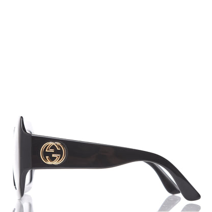 Gucci Acetate Square Frame Sunglasses GG0053S Black 2 of 8