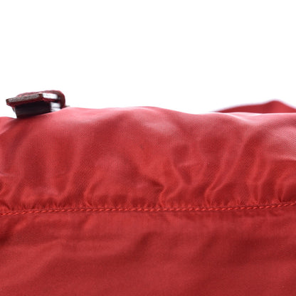 Prada Nylon Vela Messenger Bag Red 10 of 13
