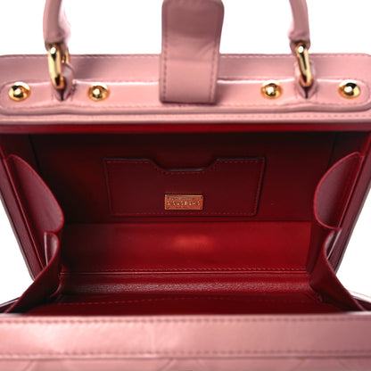 Dolce & Gabbana Lambskin Quilted Box Bag Pink 5 of 18