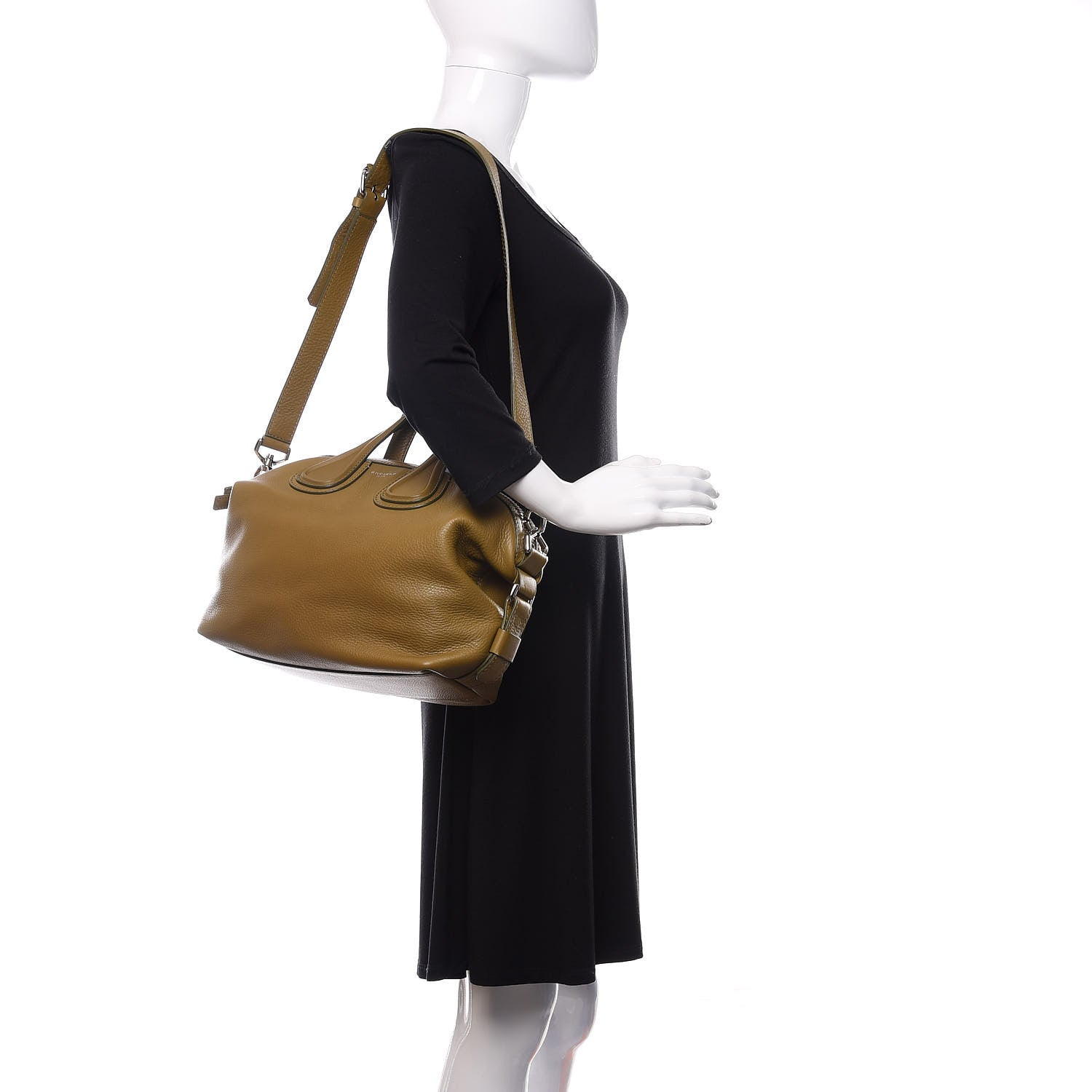 Givenchy Waxy Grained Calfskin Small Nightingale Olive 2 of 12