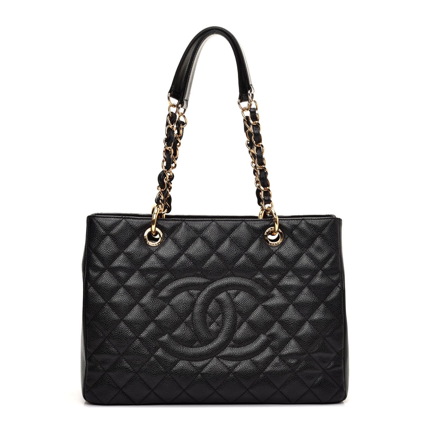 Chanel Caviar Quilted Grand Shopping Tote GST Black 1 of 10