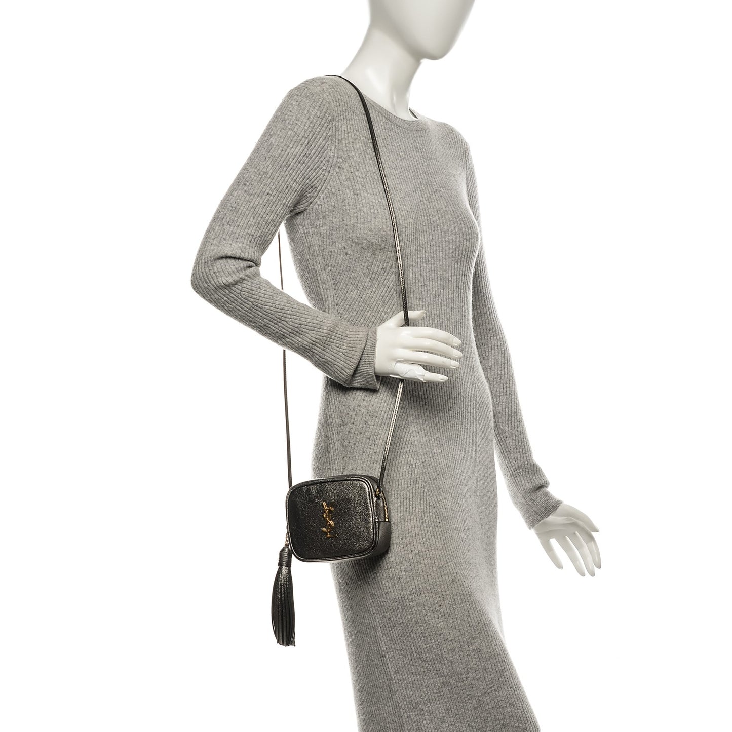 Metallic Calfskin Monogram Blogger Bag Lapis Nero